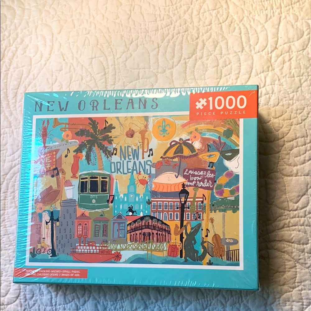 New Orleans 1000 Piece Puzzle NEW Factory Sealed A Parish Line Exciting Puzzle